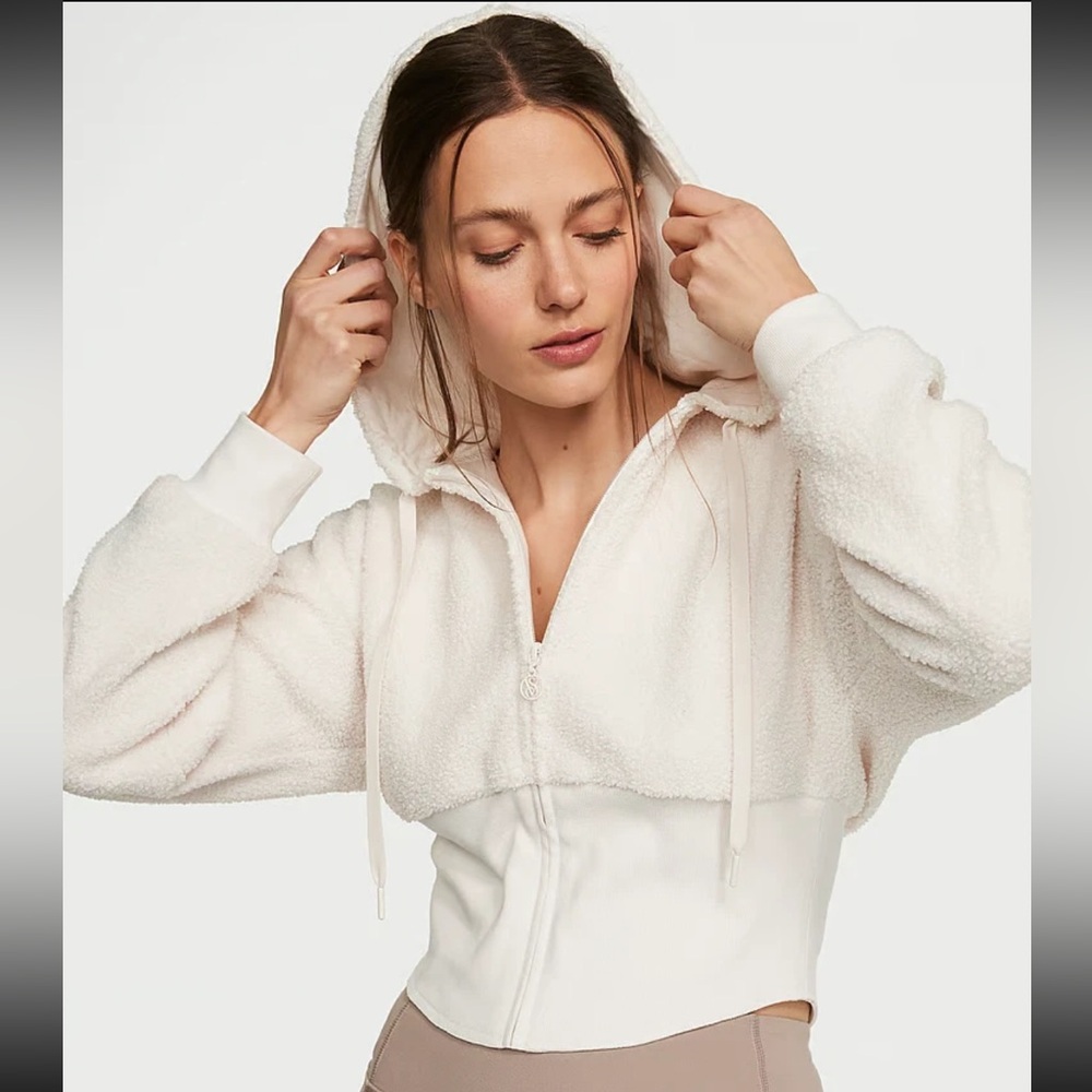 Teddy Cinched Waist Hoodie